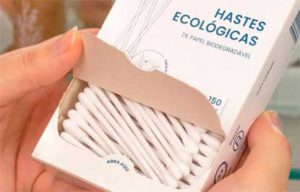 Hastes Ecológicas: Positiv.a lança hastes flexíveis de papel compostável