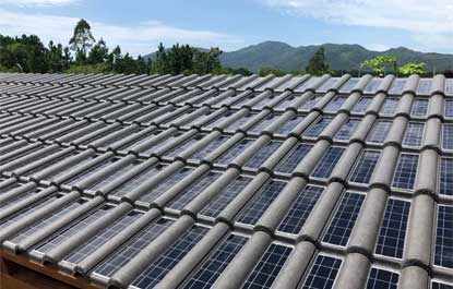 1ª telha solar do Brasil inicia comercialização; Telhas de concreto capazes de gerar energia são da Eternit