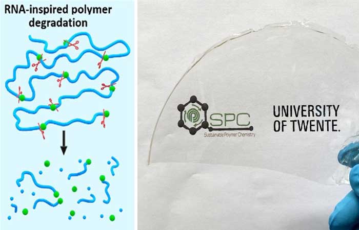 Plástico inspirados nas moléculas RNA degrada-se na água do mar