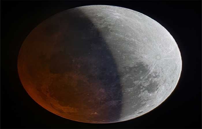 Eclipse lunar parcial mais longo dos últimos 580 anos ocorre na madrugada desta sexta-feira (19)