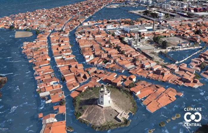 Imagens mostram como nível do mar pode afetar cidades brasileiras