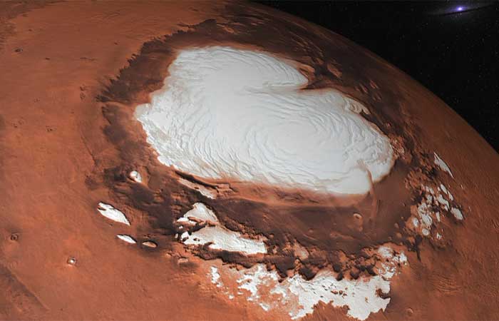 Sinais antigos de água são descobertos na região norte de Marte