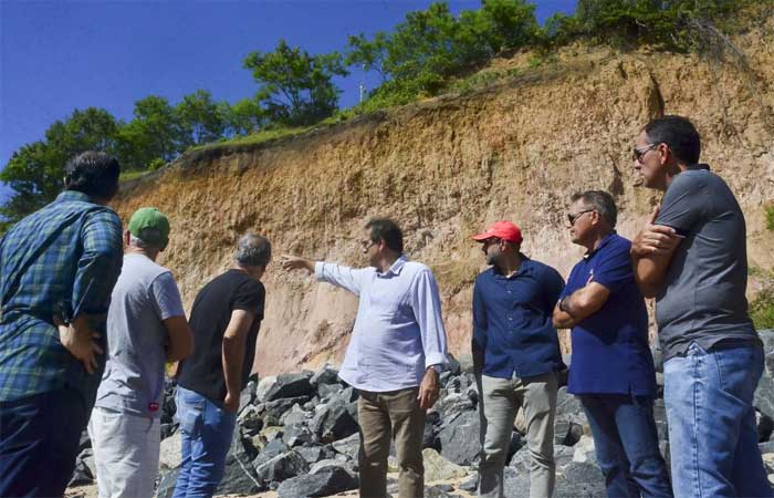 Prefeitura, UFPB e UPE fazem nova visita técnica à Barreira do Cabo Branco