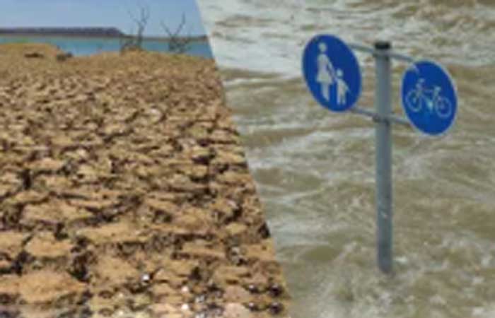 Desafios e oportunidades na gestão de riscos de secas e de inundações