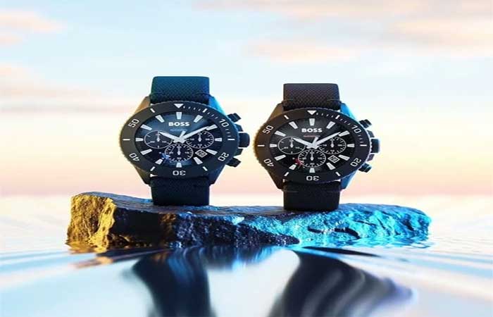 Nova linha de relógios da Boss é feita com plástico retirado do oceano