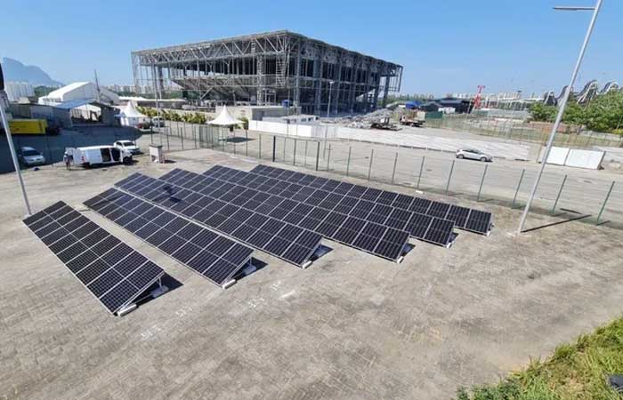 Cidade do Rock ganha miniusina de energia solar permanente