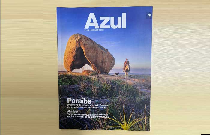 Paraíba é destaque na edição de setembro da Revista de Bordo da Azul