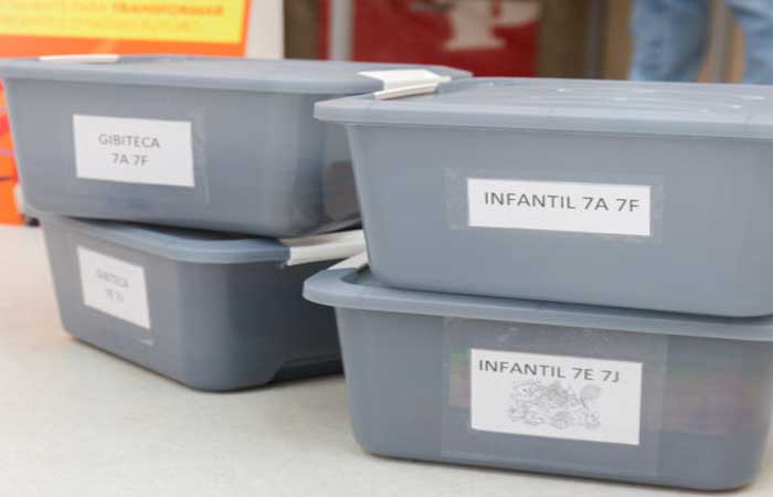 Copos plásticos utilizados na São Silvestre se transformam em caixas organizadoras