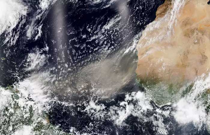 Aquecimento global está sendo mascarado por areia na atmosfera