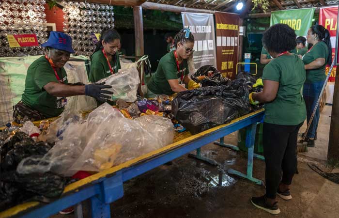 Mais de duas toneladas de resíduos foram coletadas durante o Festival de Verão
