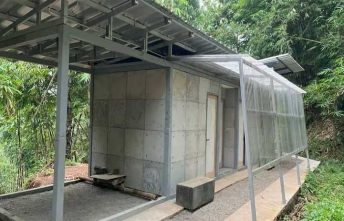 Concreto feito com fraldas usadas é testado na Indonésia