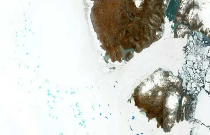 Rios atmosféricos estariam acelerando derretimento de gelo na Groenlândia