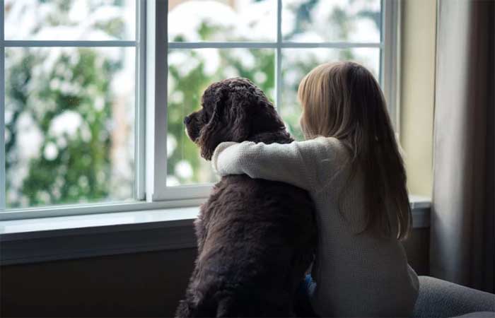 Menina é diagnosticada com câncer raro graças à ajuda do cachorro