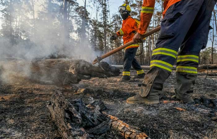 Combatentes de incêndios florestais realizam curso de comando de incidentes