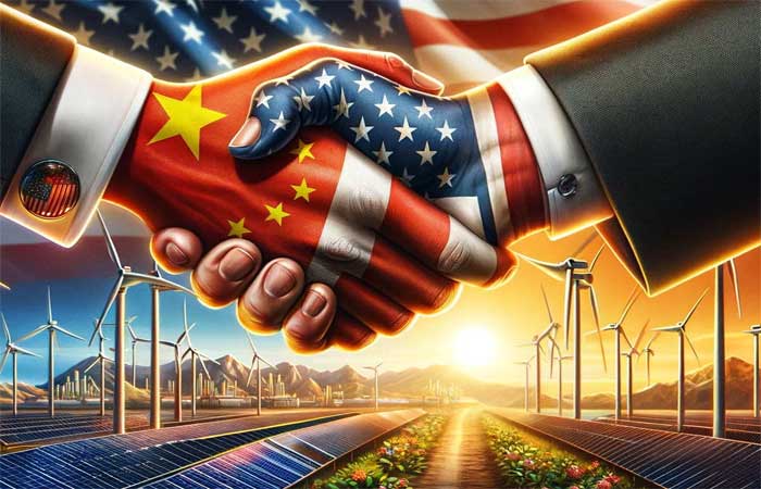 China e Estados Unidos comprometem-se juntos para aumentar as energias renováveis