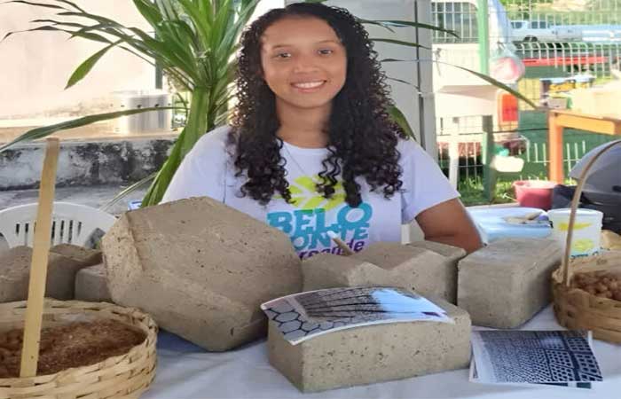 Empreendedora brasileira cria tijolos sustentáveis a partir de caroços de açaí
