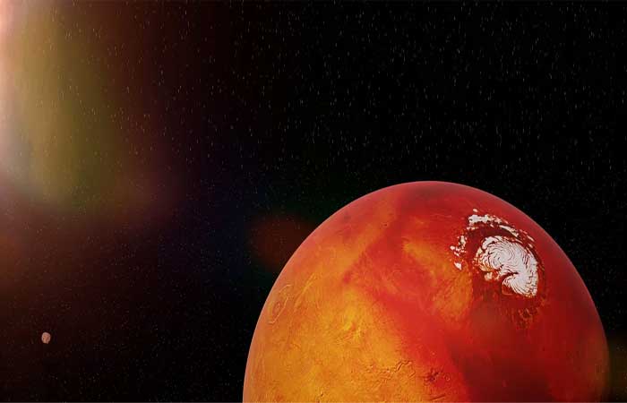 ‘Placas’ massivas de água foram descobertas em Marte, diz estudo