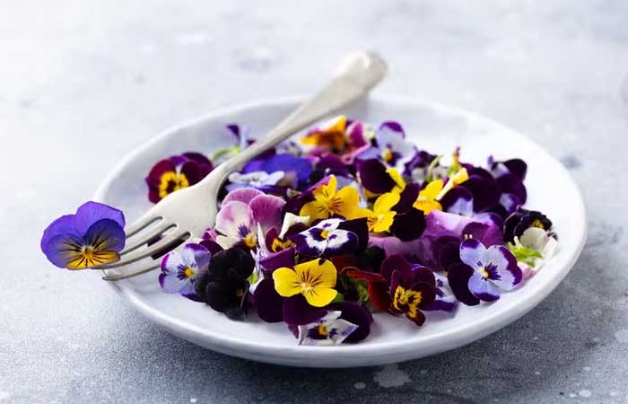 Flores comestíveis ganham espaço no menu ‘instagramável’