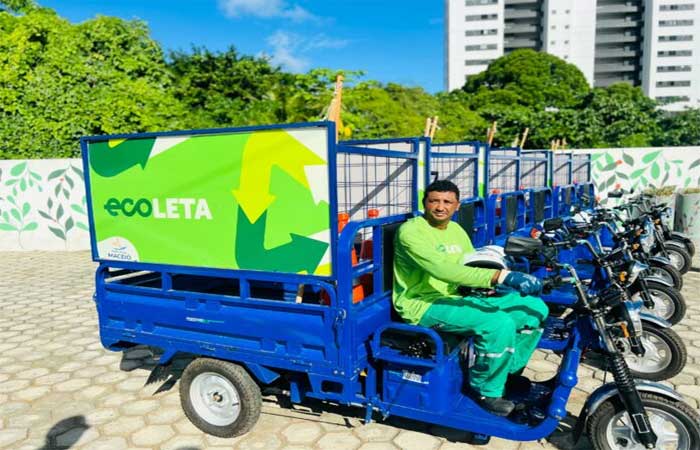 Prefeitura no Nordeste está trocando carroceiros por triciclos elétricos