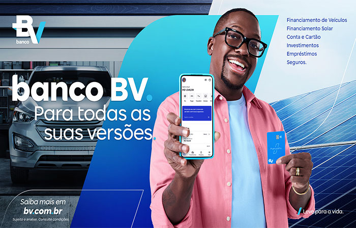 Banco BV lança nova campanha para reforçar seu portfólio de produtos