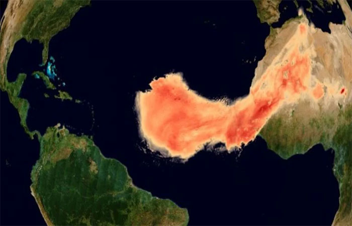 Pesquisa revela que atmosfera transforma poeira do Saara em nutriente do mar