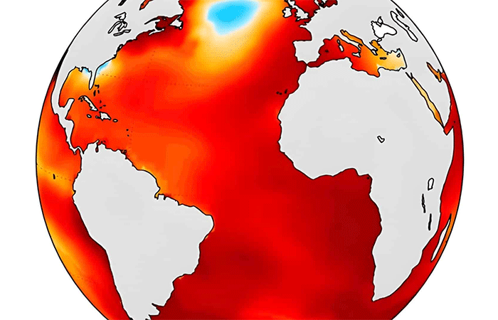 Mancha fria no oceano pode sinalizar mudança climática global