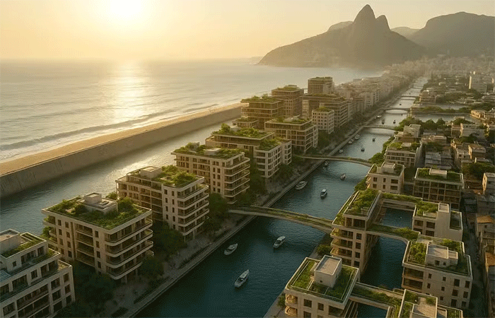 O Rio daqui a 100 anos: especialistas projetam uma cidade mais verde, com mais espaço para pedestres e com avanço do mar