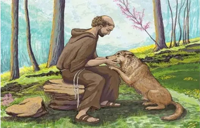São Francisco de Assis: verdadeiro protetor dos animais, utilizado como símbolo de meios políticos religiosos