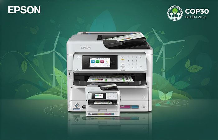 Epson se torna parceira na COP30 com tecnologia de impressão que possibilita economia de energia e redução de resíduos