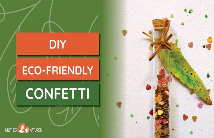 Aprenda a fazer confetes sustentáveis com folhas