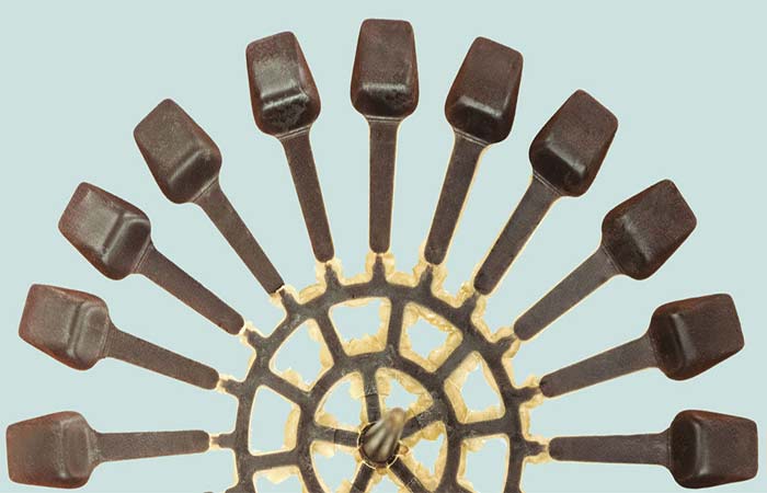 Madeiras, frutas e legumes formam os novos plásticos