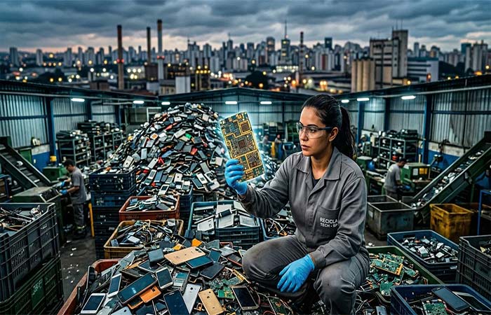 Você pode estar jogando ouro 22 quilates no lixo sem perceber toda vez que descarta um celular ou computador antigo