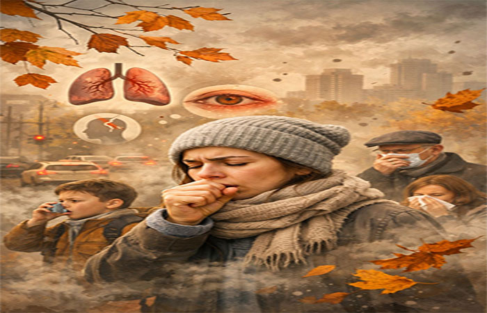 Outono: a estação dos problemas de saúde causados pela qualidade do ar