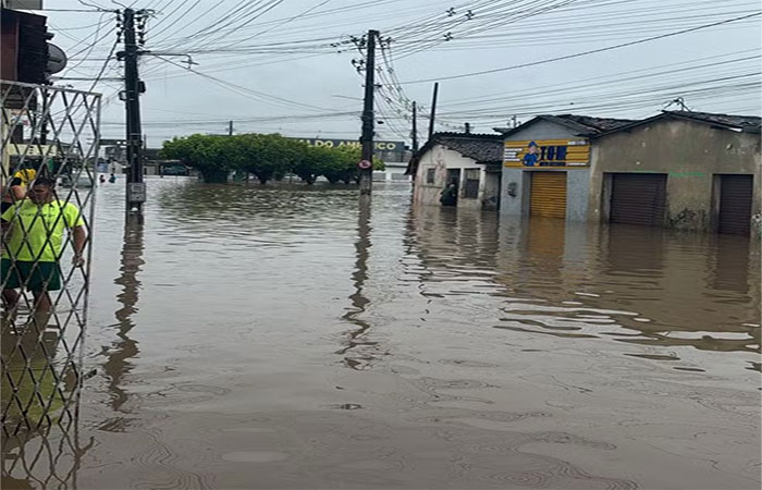 Chuvas na Paraíba devem continuar nos próximos dias, segundo alerta do Inmet