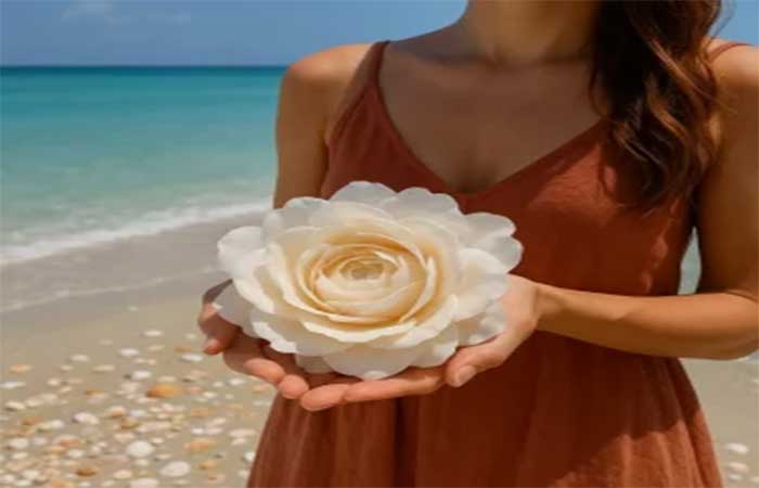 Sereias da Penha transformam escamas de peixe e conchas em obras de arte, roupas e acessórios