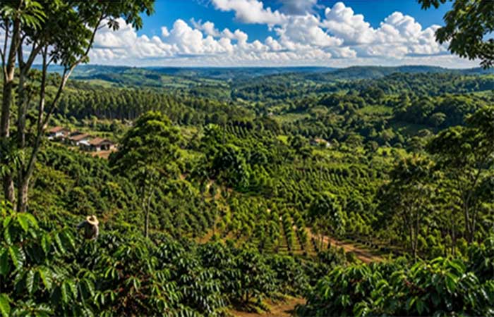 10 milhões de árvores transformam assentamentos no interior de São Paulo em fábrica de floresta; projeto reconecta a Mata Atlântica, gera renda com café agroflorestal e quer recuperar área equivalente à cidade de Nova York