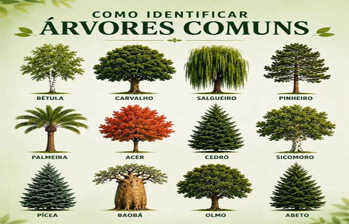 Aprender a reconhecer árvores é como ler as pistas da natureza