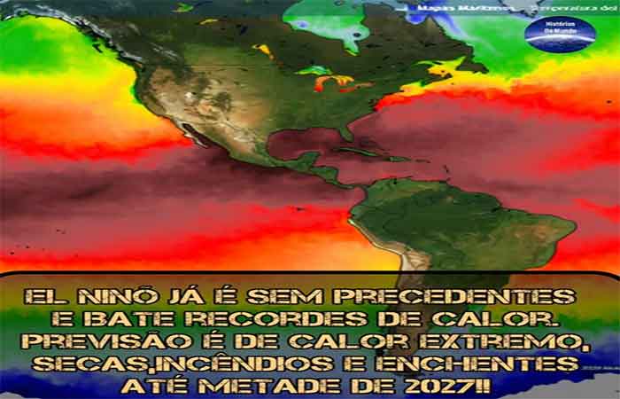 El Ninõ já é sem precedentes e bate recordes de calor