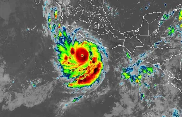 O furacão que colocou litoral do México em alerta em meio ao ‘super El Niño’