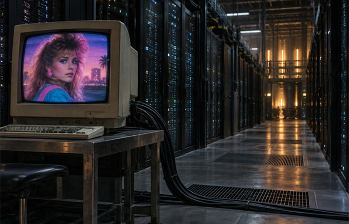 A estética dos anos 80 voltou. A conta ficou para a energia