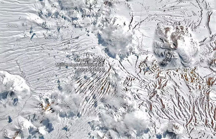 Por que o deserto mais seco do mundo ficou coberto de neve nas últimas semanas