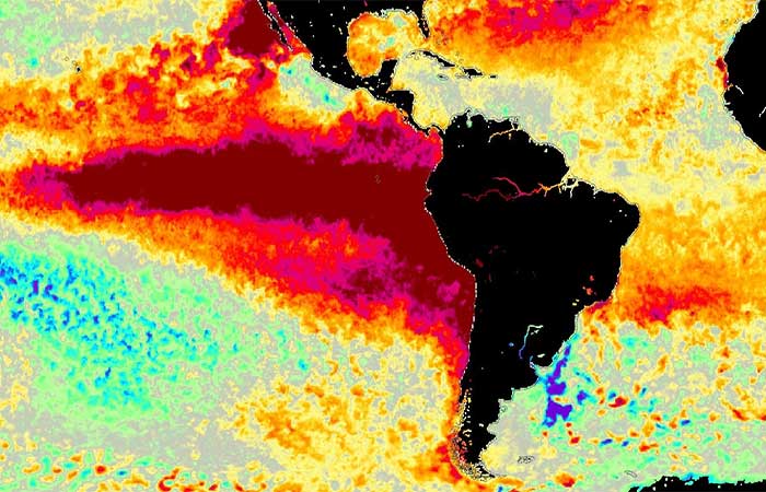 Super El Niño se intensifica e se aproxima de recordes históricos em 2026