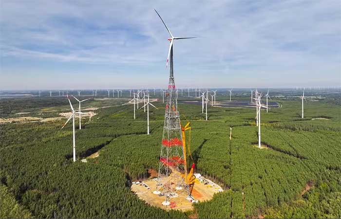 Torre eólica mais alta do mundo surpreende pelo tamanho e gera expectativas